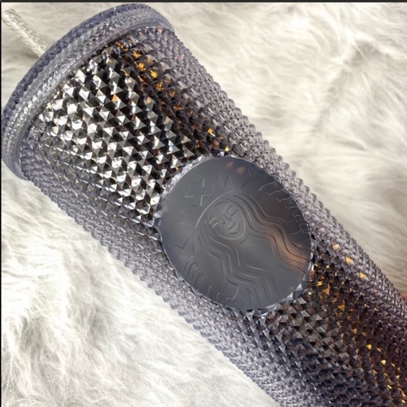 Starbucks 2019 Bling Platinum Silver Stud Tumbler